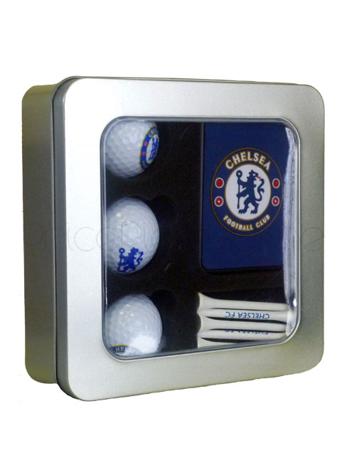 Chelsea FC Golf Tin Gift Set