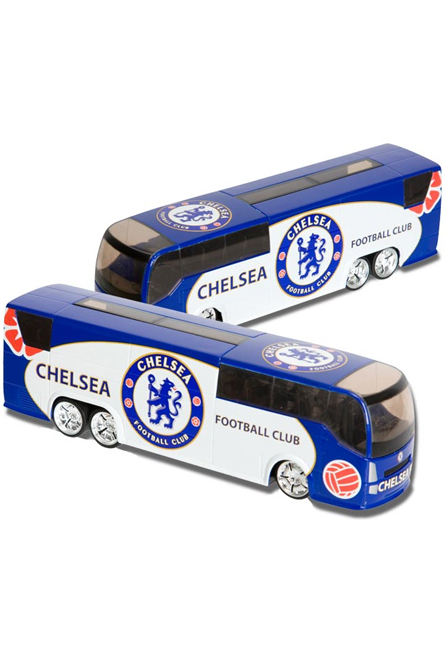 Chelsea FC Team Bus Coach 1:64 Scale