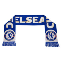 chelsea FC Text Scarf - Blue/White.