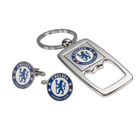 Chelsea Football Club Cufflinks And Keyring Set