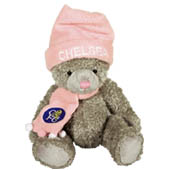 Chelsea Hat and Scarf Bear - Pink.