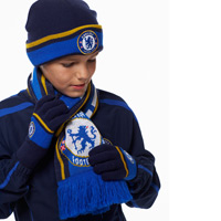 Chelsea Hat Scarf and Glove Set - Blue - Boys.