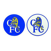 Chelsea PVC Twin Pack Crest Coasters.