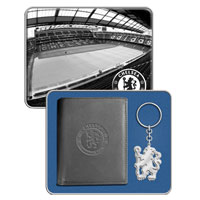 chelsea Wallet and Keyring in Tin.