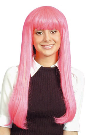 cher wig, pink