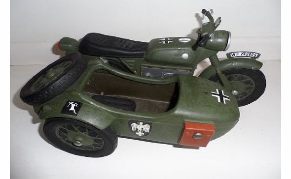 Cherilea Vintage Action Man German Motorcycle With Side Car 1/6 Scale