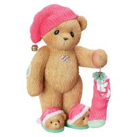 Cherished Teddies Teddy With Stocking And Slippers