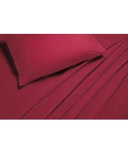 Cherry Fitted Sheet Set Single Bed