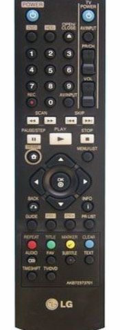 CHERRYPICKELECTRONICS LG REMOTE CONTROL FOR DVD RECORDER MODELS RHT497H 