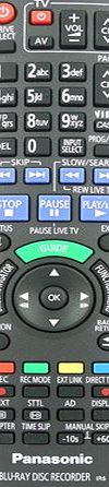 CHERRYPICKELECTRONICS *NEW* Panasonic BLU RAY DVD RECORDER REMOTE CONTROL FOR DMR-BS780 amp; DMR-BS880