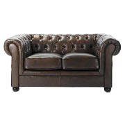 Chesterfield Leather Sofa, Brown