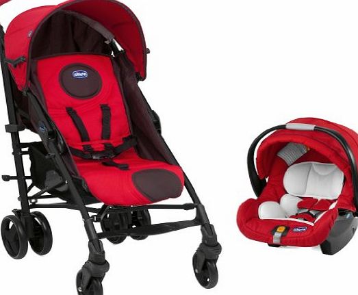 Chicco Liteway Plus Travel System Fire - Red