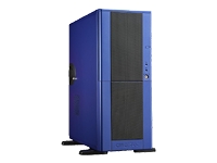 CX Series Blue Tower Case with USB/Firewire Audio Port