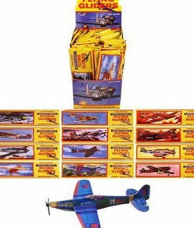 12 Flying Glider Planes Party Bag Fillers / Childrens Toys / Game Prizes