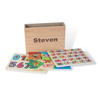 Personalised Wooden Puzzle Set