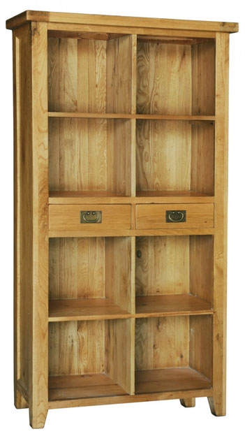 Chiltern Grand Oak 2 Drawer Bookcase