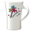 china Latte Mug Large Flowers