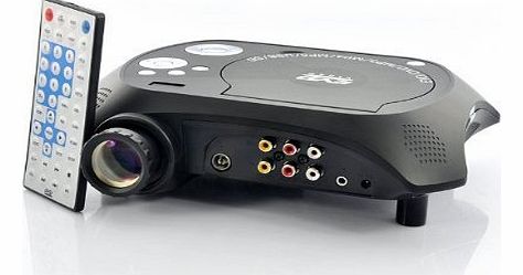 Generic LED Multimedia Projector with DVD Player - 480x320, 20 Lumens, 100:1 DHL Shipping