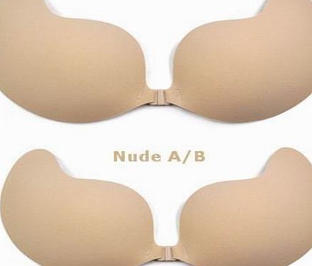 chinkyboo Strapless Invisible Bra Self Adhesive Backless Nubra (C/D, Nude)