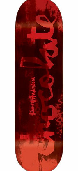 Chocolate Anderson Hype Paint Skateboard Deck -