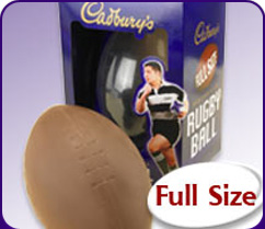 chocolate Rugby Ball