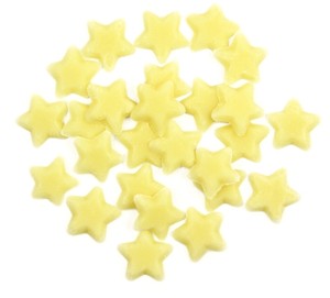 Chocolate star decorations - Tub of 330