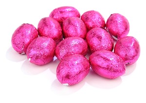 Cerise mini Easter eggs - Bag of 100