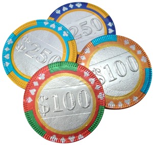 Chocolate Trading Co Chocolate casino poker chips - Bag of 20 with
