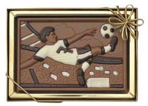 Chocolate footballer