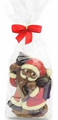Chocolate santa with bell