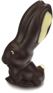 Dark chocolate Easter bunny (small)
