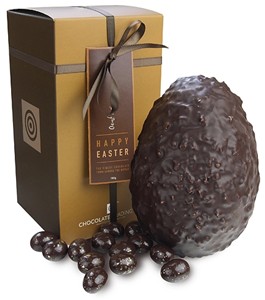 Chocolate Trading Co Oeuf amande, Dark chocolate Easter egg - Small