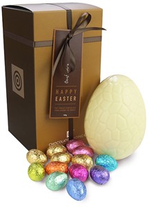 Chocolate Trading Co. Oeuf Ivoire, White Chocolate Easter Egg