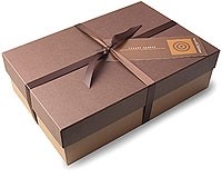 Chocolate Trading Co Small hamper box - Small empty hamper box to fill