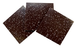 Chocolate Trading Co Speckled, dark chocolate panels - Box of 10