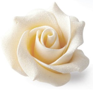 White chocolate roses - Single White Chocolate