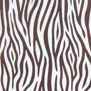 Zebra chocolate transfer sheets x2