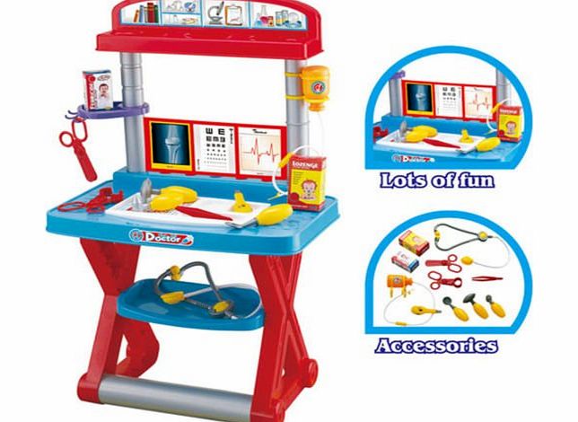 ChoicefullBargain HIGH QUALITY Children Kids Medical Set Doctor amp; Nurses Toy Role Play Table Set   ACCESSORIES