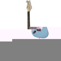 CAL63 Electric Guitar Surf Blue Gloss Left-Handed