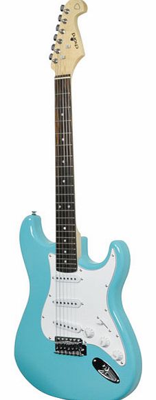 Chord Cal63 Electric Guitar Surf Blue Gloss