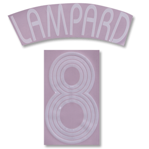 06-07 Chelsea 3rd Euro Lampard 8 Name and Number