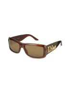 Dior Aventura 2 - Signature Temple Rectangular Sunglasses