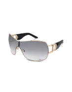 Dior Precoll1 - Cutout Logo Shield Sunglasses