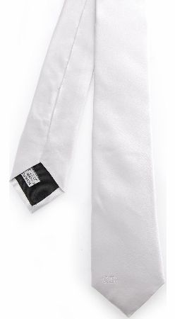 Christian Dior White Silk Tie