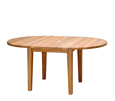Verviers Oak Round Extending Dining Table
