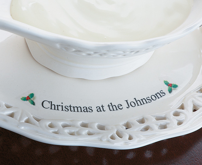 christmas 12 inch Pudding Set - Personalised