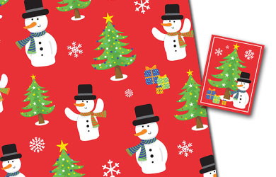 Christmas Giftwrap and Tag Set