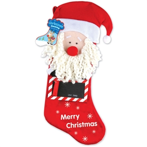 Christmas Stocking With Chalk Board