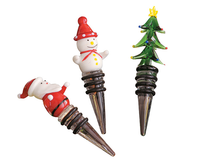 Christmas Wine StopPersonalised(set of 3)