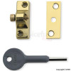 Brasslux Finish Window Locks Pack of 4